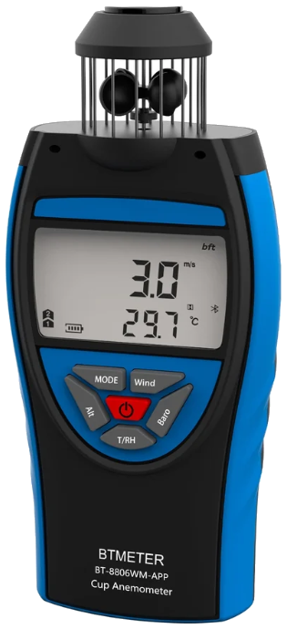 BTMETER BT-8806WM-APP cup anemometer